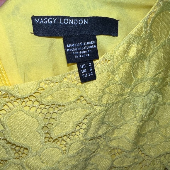🌻NWT Maggy London Floral Lace Dress - Picture 10 of 10